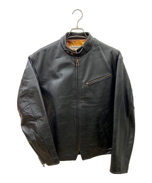 HAROLD'S GEAR（ハロルズギア）HAROLD'S GEAR (ハロルズギア) レザージャケット ブラック サイズ:Lの古着・服飾アイテム