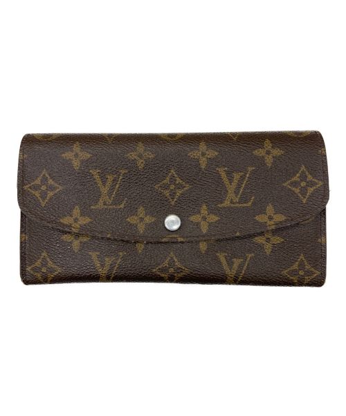 LOUIS VUITTON（ルイ ヴィトン）LOUIS VUITTON (ルイ ヴィトン) 長財布/ポルトフォイユ・エミリ/ ブルーの古着・服飾アイテム