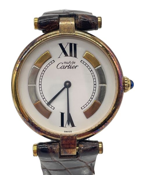 Cartier（カルティエ）Cartier (カルティエ) 腕時計 ホワイトの古着・服飾アイテム