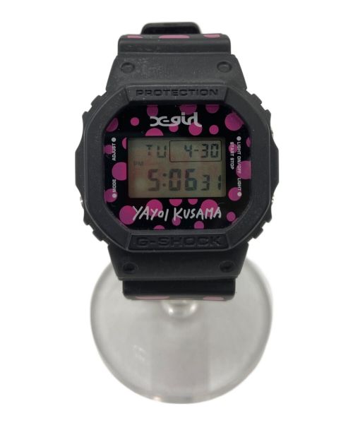 X-GIRL（エックスガール）X-GIRL (エックスガール) CASIO (カシオ) デジタルウォッチ ブラック×ピンクの古着・服飾アイテム