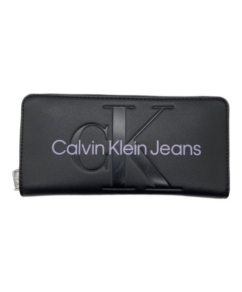 Calvin Klein Jeans（カルバンクラインジーンズ）Calvin Klein Jeans (カルバンクラインジーンズ) 長財布 ブラックの古着・服飾アイテム