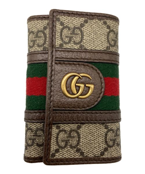 GUCCI（グッチ）GUCCI (グッチ) キーケース ブラウンの古着・服飾アイテム