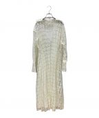 Ameriアメリ）の古着「VINTAGE LIKE SHEER FLOWER DRESS」｜ホワイト