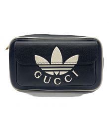 GUCCI×adidas（グッチ×アディダス）の古着「ボディーバッグ」｜ブラック