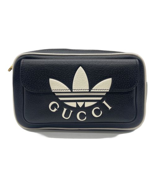 GUCCI（グッチ）GUCCI (グッチ) adidas (アディダス) ボディーバッグ ブラックの古着・服飾アイテム