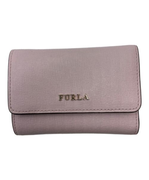 FURLA（フルラ）FURLA (フルラ) 3つ折り財布 ピンクの古着・服飾アイテム