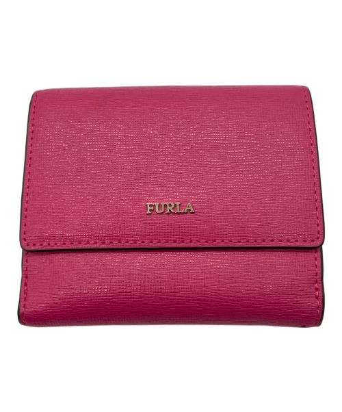 FURLA（フルラ）FURLA (フルラ) 2つ折り財布 ピンクの古着・服飾アイテム