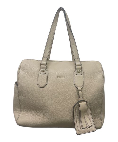 FURLA（フルラ）FURLA (フルラ) ハンドバッグ ベージュの古着・服飾アイテム