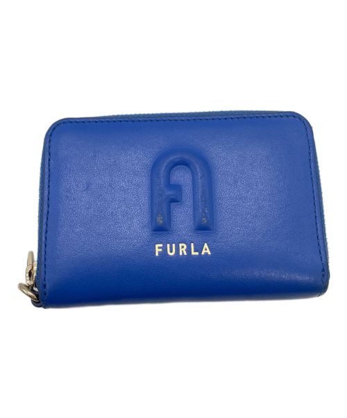 FURLA（フルラ）FURLA (フルラ) ラウンドファスナーウォレット ブルーの古着・服飾アイテム