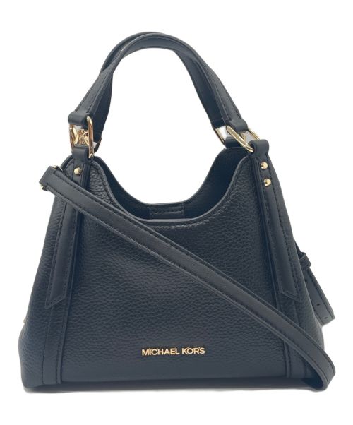 MICHAEL KORS（マイケルコース）MICHAEL KORS (マイケルコース) 2WAYミニハンドバッグ ブラックの古着・服飾アイテム