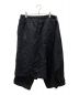 GROUND Y (グラウンドワイ) Chainsaw teeth fulling skirt pants ブラック サイズ:L：20000円