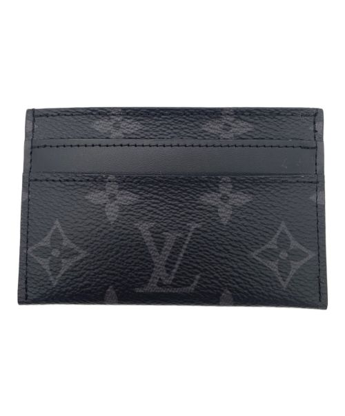 LOUIS VUITTON（ルイ ヴィトン）LOUIS VUITTON (ルイ ヴィトン) カードケース ブラックの古着・服飾アイテム