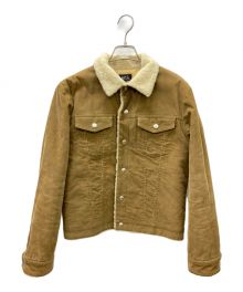 A.P.C.（アーペーセー）の古着「ボアジャケット」｜ブラウン