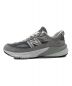 NEW BALANCE (ニューバランス) スニーカー グレー×ホワイト サイズ:26.5cm：25000円