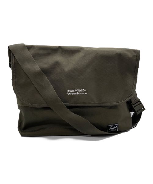 Herschel Supply（ハーシェルサプライ）Herschel Supply (ハーシェルサプライ) WTAPS (ダブルタップス) メッセンジャーバッグ グリーンの古着・服飾アイテム