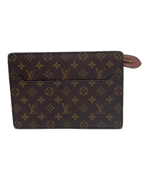 LOUIS VUITTON（ルイ ヴィトン）LOUIS VUITTON (ルイ ヴィトン) クラッチバッグ ブラウンの古着・服飾アイテム