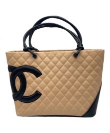 CHANEL（シャネル）の古着「トートバッグ」｜ベージュ×ブラック