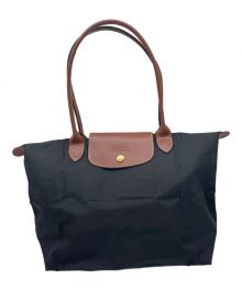 LONGCHAMP（ロンシャン）の古着「トートバッグ」｜ブラック