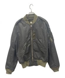 RRL（ダブルアールエル）の古着「フライトジャケット」｜グレー×グリーン