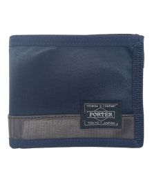 PORTER（ポーター）の古着「2つ折り財布」｜ネイビー×ブラウン