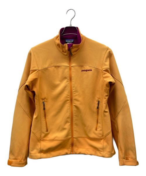 Patagonia（パタゴニア）Patagonia (パタゴニア) ジップアップジャケット イエロー×ボルドー サイズ:Mの古着・服飾アイテム