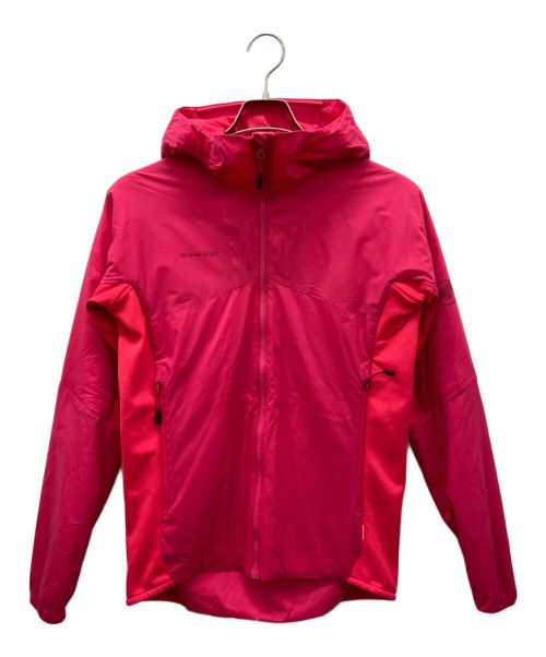 MAMMUT（マムート）MAMMUT (マムート) Rime Light IN Flex Hooded Jacket ピンク サイズ:Sの古着・服飾アイテム