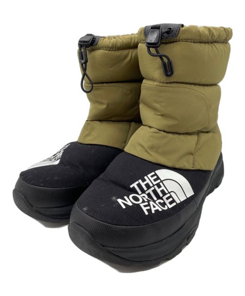 THE NORTH FACE（ザ ノース フェイス）THE NORTH FACE (ザ ノース フェイス) Nuptse Down Bootie オリーブ×ブラック サイズ:26cmの古着・服飾アイテム