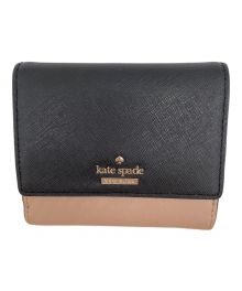 Kate Spade（ケイトスペード）の古着「2つ折り財布」｜ピンク×ブラック