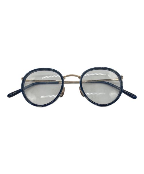 OLIVER PEOPLES（オリバーピープルズ）OLIVER PEOPLES (オリバーピープルズ) 伊達眼鏡 ブルー サイズ:47□21-145の古着・服飾アイテム