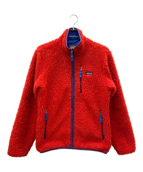 Patagonia（パタゴニア）Patagonia (パタゴニア) クラシックレトロXカーディガン レッド×ブルー サイズ:Sの古着・服飾アイテム