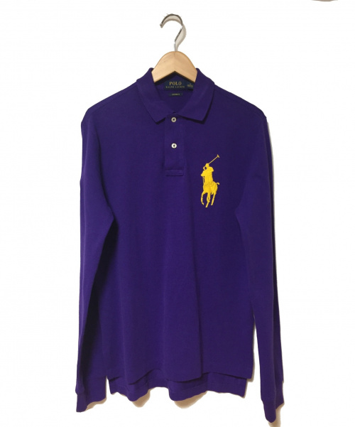 中古 古着通販 Polo Ralph Lauren ポロラルフローレン 長袖ポロシャツ パープル サイズ S 未使用品 ブランド 古着通販 トレファク公式 Trefac Fashion