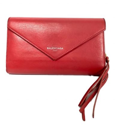 【中古・古着通販】BALENCIAGA (バレンシアガ) 財布 レッド