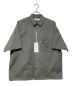 Graphpaper（グラフペーパー）の古着「Stretch Typewriter Box Shirt」｜グレー