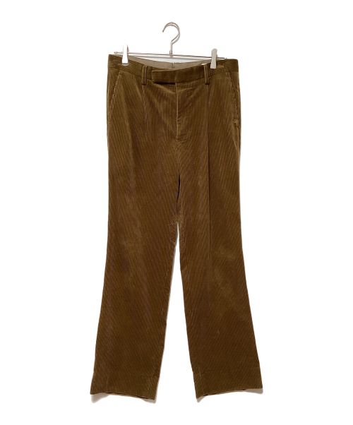COMOLI（コモリ）COMOLI (コモリ) コーデュロイワンタックパンツ ブラウン サイズ:3の古着・服飾アイテム