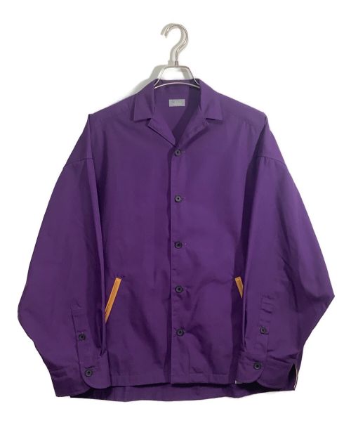 kolor/BEACON（カラービーコン）kolor/BEACON (カラービーコン) open collar shirt パープル サイズ:2の古着・服飾アイテム