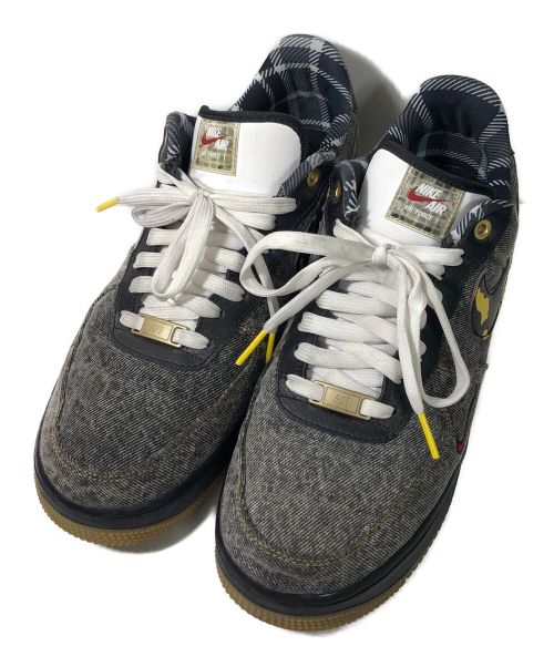 NIKE（ナイキ）NIKE (ナイキ) AIR FORCE 1 LOW REMIX BLACK ブラック×イエロー サイズ:27cmの古着・服飾アイテム