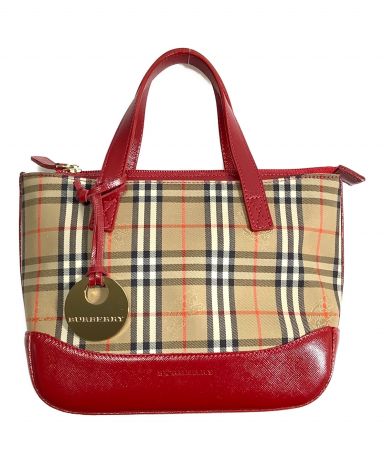 【中古・古着通販】BURBERRY (バーバリー) ハンドバッグ