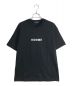 COMME des GARCONS HOMME（コムデギャルソン オム）の古着「綿天竺ロゴプリントTシャツ」｜ブラック