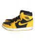 NIKE (ナイキ) AIR JORDAN 1 RETRO HIGH OG ブラック×イエロー サイズ:US 9：9000円