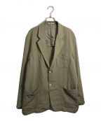 AURALEEオーラリー）の古着「HARD TWIST WOOL VIYELLA JACKET」｜カーキ