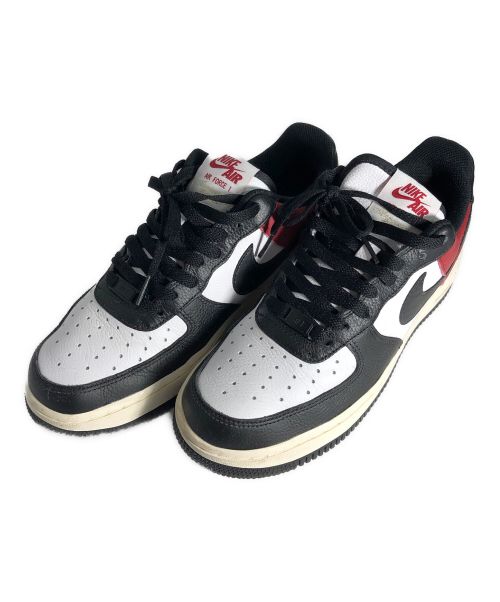 NIKE（ナイキ）NIKE (ナイキ) BY YOU AIR FORCE 1 40th ブラック×レッド×ホワイト サイズ:US 9の古着・服飾アイテム