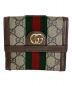 GUCCI（グッチ）の古着「2つ折り財布」｜ブラウン