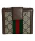 GUCCI (グッチ) 2つ折り財布 ブラウン：24800円