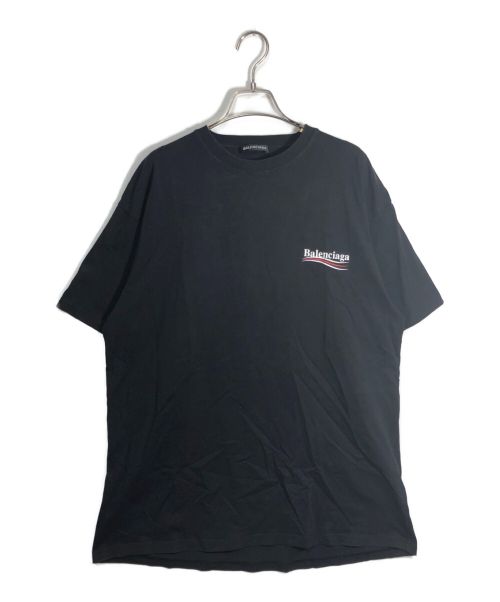 BALENCIAGA（バレンシアガ）BALENCIAGA (バレンシアガ) Political Campaign Regular Fit T ブラック サイズ:Mの古着・服飾アイテム