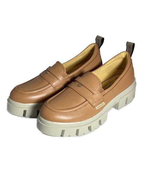 bussola（ブソラ）bussola (ブソラ) 厚底ローファー キャメル サイズ:size39の古着・服飾アイテム