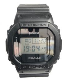 CASIO×PIGALLE（カシオ×ピガール）の古着「腕時計」｜ブラック×シルバー