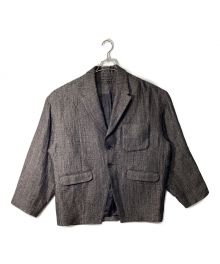 My Beautiful Landlet（マイビューティフルランドレット）の古着「WOOL LINEN × DOWN MIX JACKET」｜ベージュ