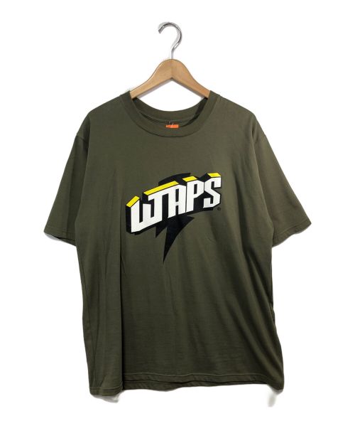 WTAPS（ダブルタップス）WTAPS (ダブルタップス) ロゴプリントTシャツ カーキ サイズ:XL 未使用品の古着・服飾アイテム