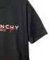 中古・古着 GIVENCHY (ジバンシィ) SIGNATURE PRINT ロゴプリントTシャツ ブラック サイズ:Ⅿ：22000円