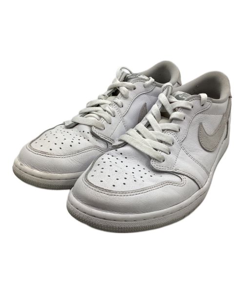 NIKE（ナイキ）NIKE (ナイキ) AIR JORDAN1 LOW OG ホワイト サイズ:SIZE 27.5の古着・服飾アイテム